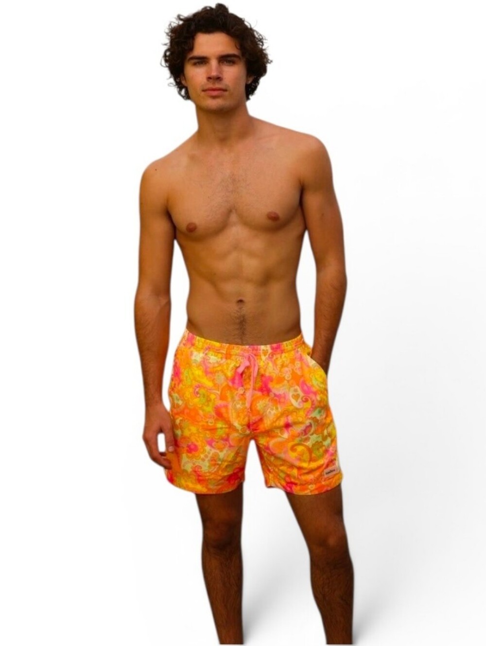 NWT KULANI KINIS Linen Blend Jungle Dreamer Shorts - Medium